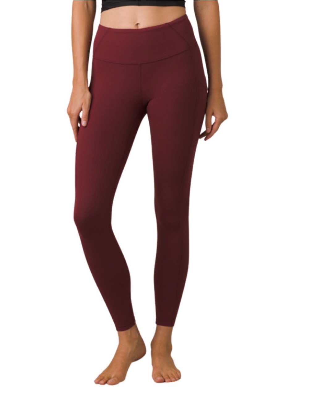 Prana Electa Legging II Women’s Small Maroon High Rise Yoga Leggings NWT